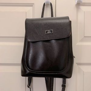 Dark brown small Gucci backpack